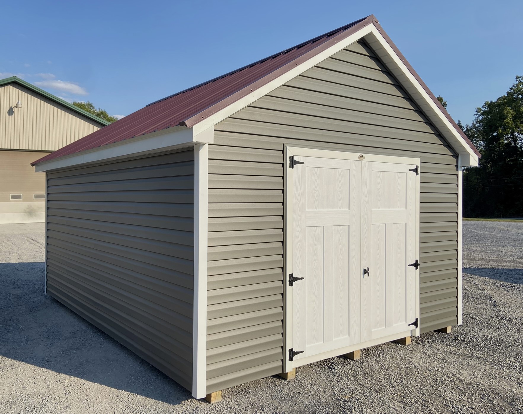 12'x16' Vinyl New England Dormer #223-24 | North Mountain Structures