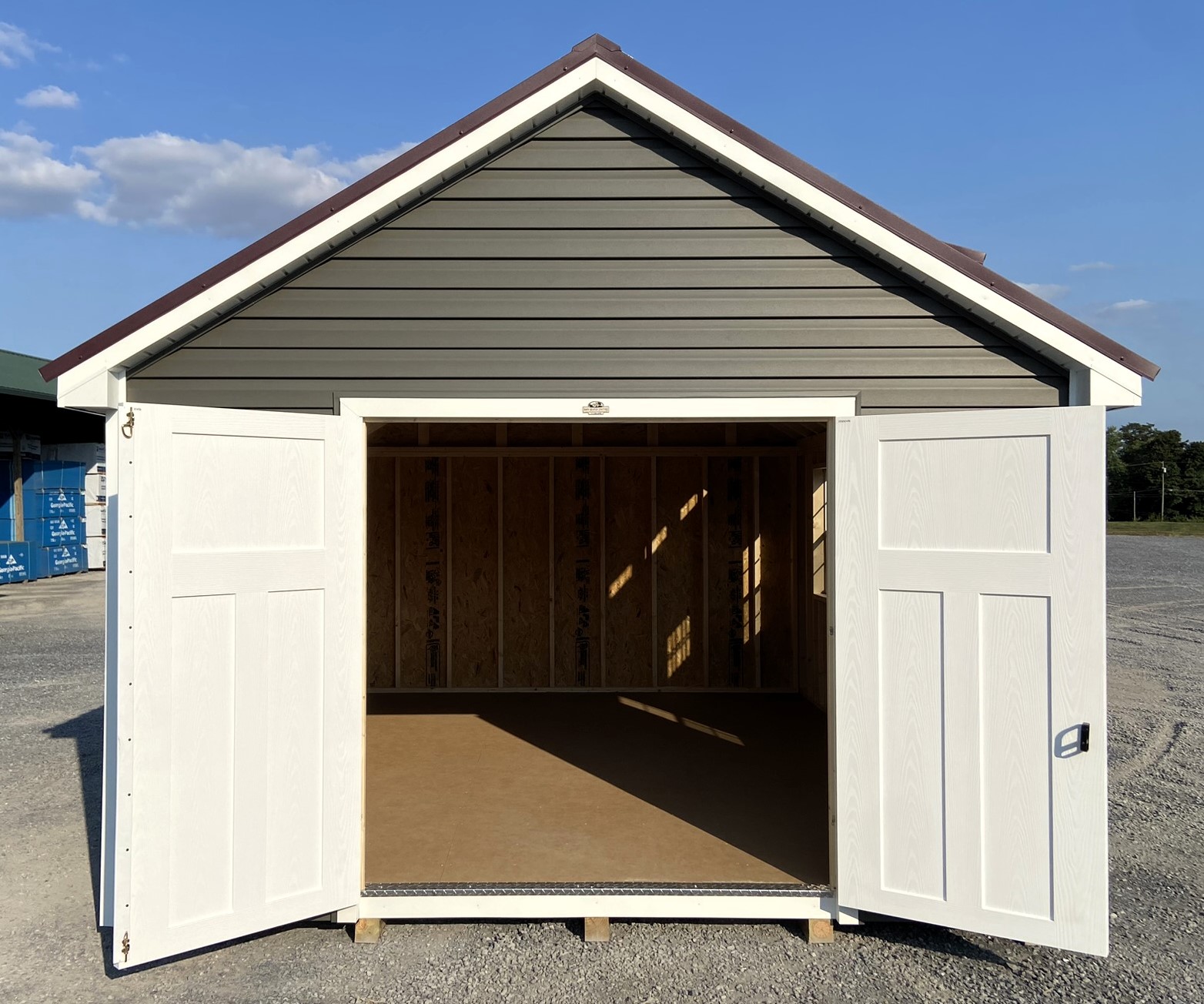 12'x16' Vinyl New England Dormer #223-24 | North Mountain Structures