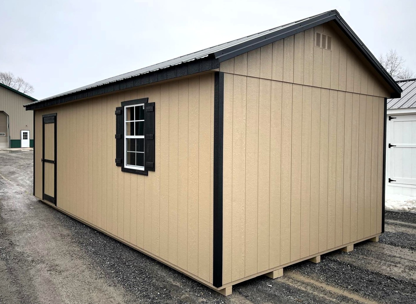 12'x24' Painted A-Frame Garage #040-26 - Image 3
